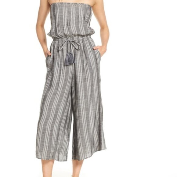 Elan Pants - ELAN INTERNATIONAL STRAPLESS SIZE SMALL 100%Rayon Wide Leg